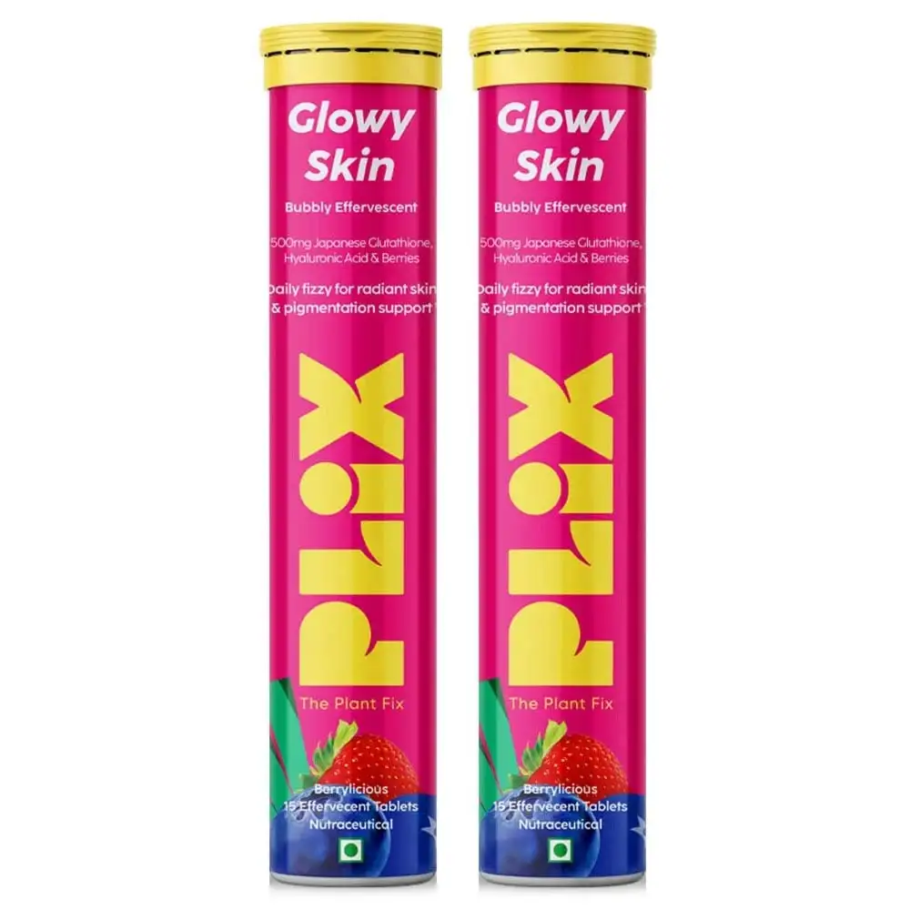 Plix Olena Glutathione Skin Glow Strawberry Pack of 2,  15 tablet(s)