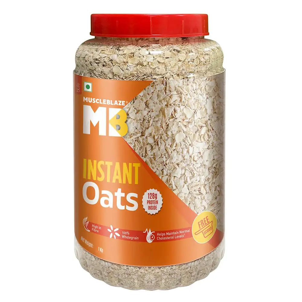 MuscleBlaze Instant Oats,  1 kg  Unflavoured