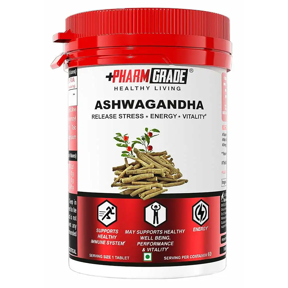 Pharmgrade Healthy Living Ashwagandha,  60 tablet(s)