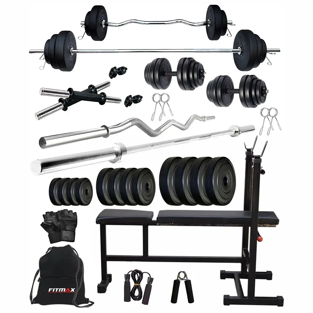 Fitmax PVC 90KG COMBO 5 SL Home Gym Kit