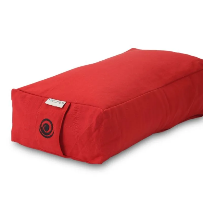 Core Asana Mini Rectangular Bolster- Vermilion