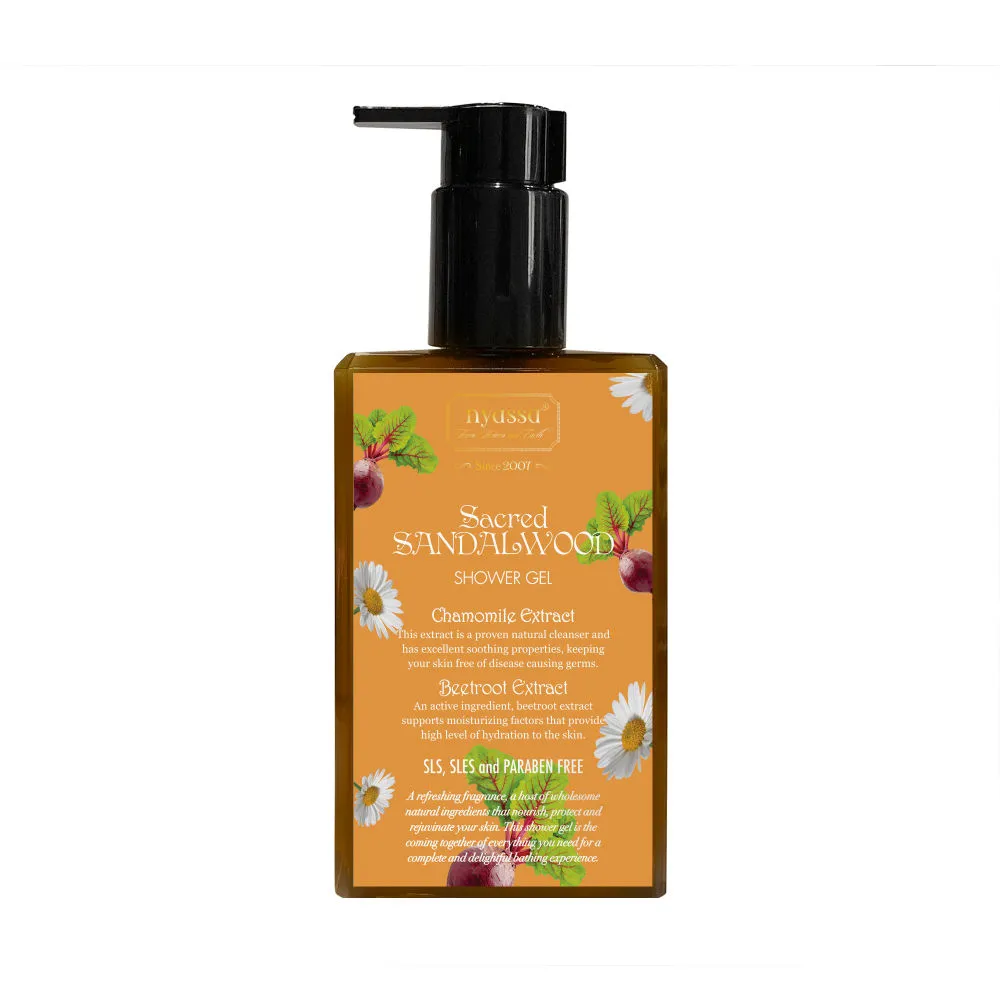 Nyassa Calming Sacred Sandalwood Shower Gel