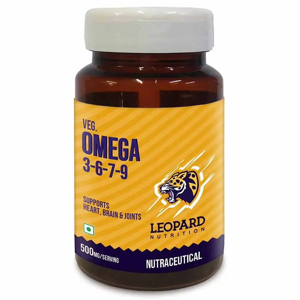 Leopard Nutrition Veg Omega 3 6 7 9,  60 veggie capsule(s)