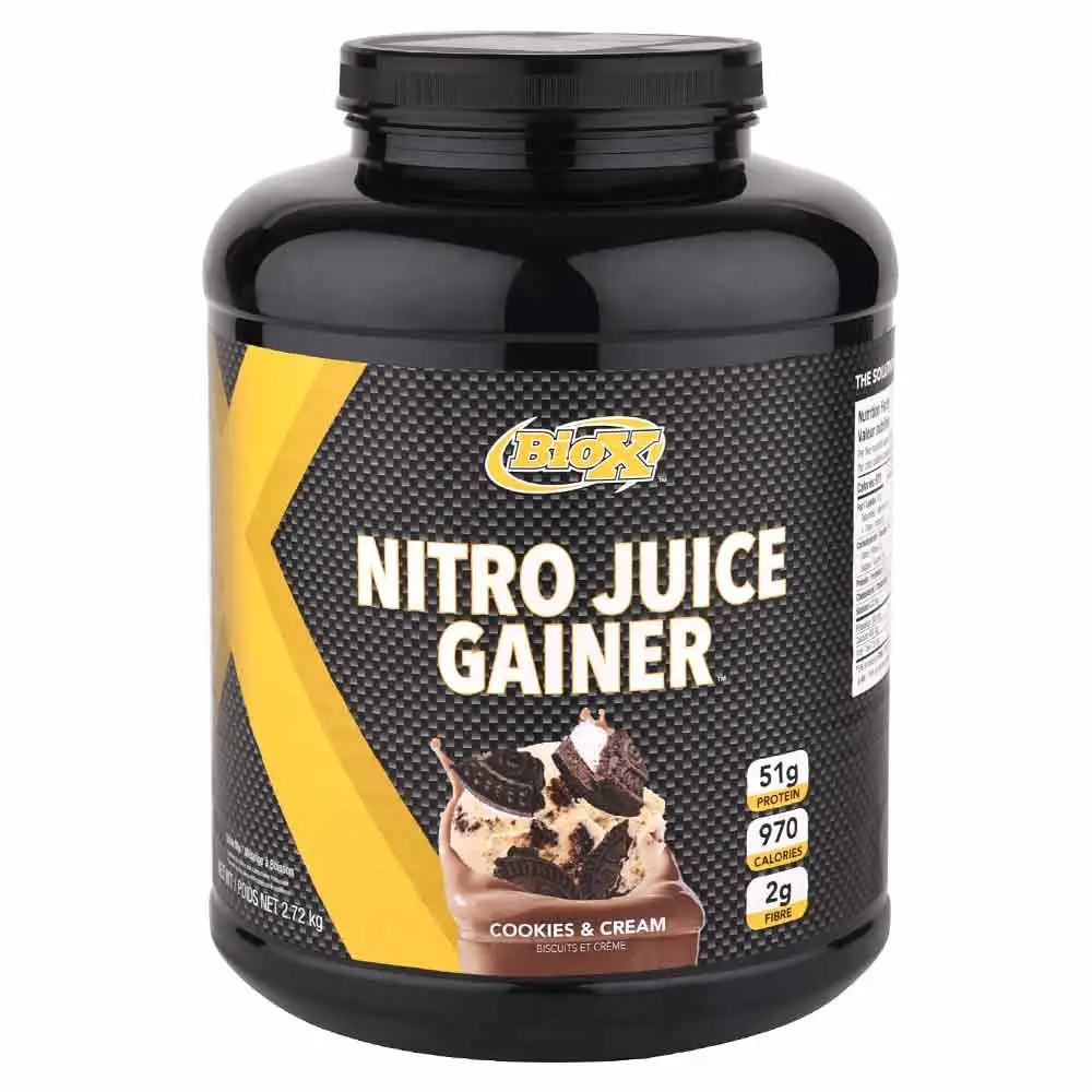 Biox Nitro Juice Gainer,  6 lb  Cookies & Cream