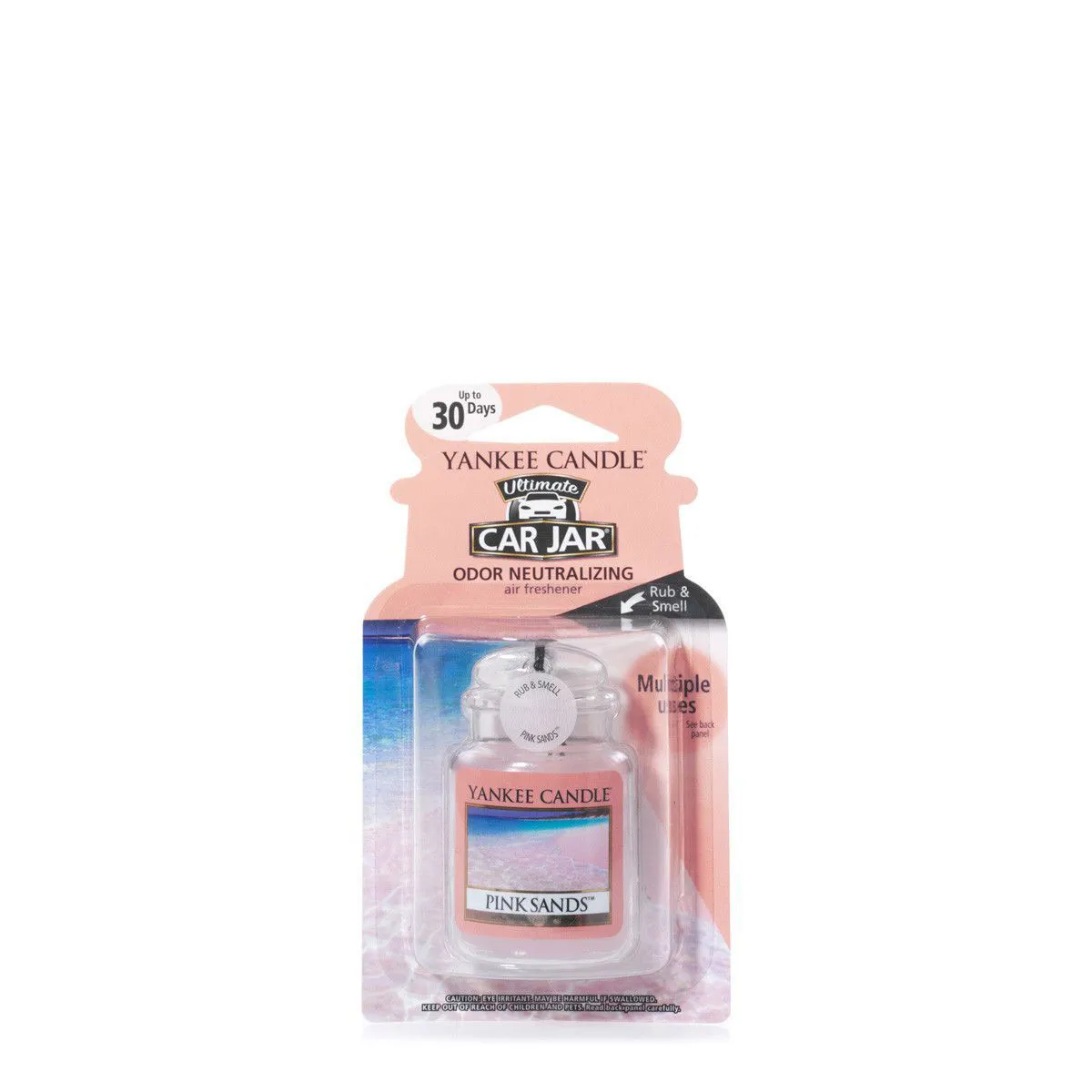 Yankee Candle Car Jar Air Freshener Ultimate Pink Sands