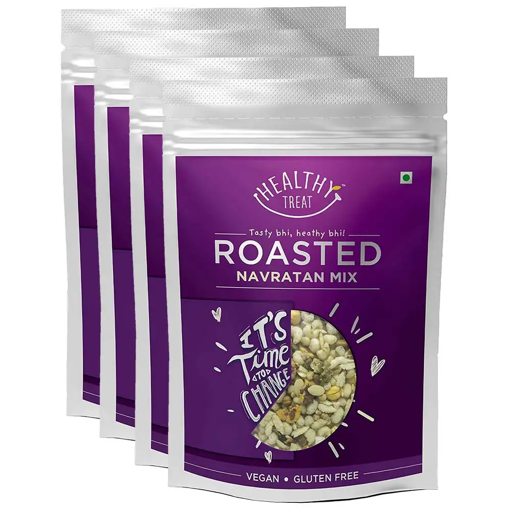 Healthy Treat Roasted Navratan Mix (Pack of 4),  Each 150g Unflavoured  0.600 kg