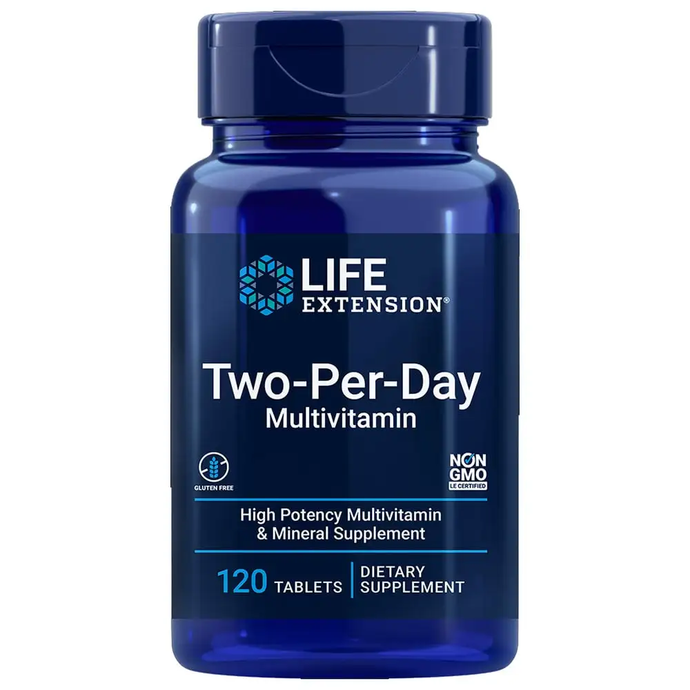 Life Extension Two-Per-Day Capsules,  120 capsules  Unflavoured