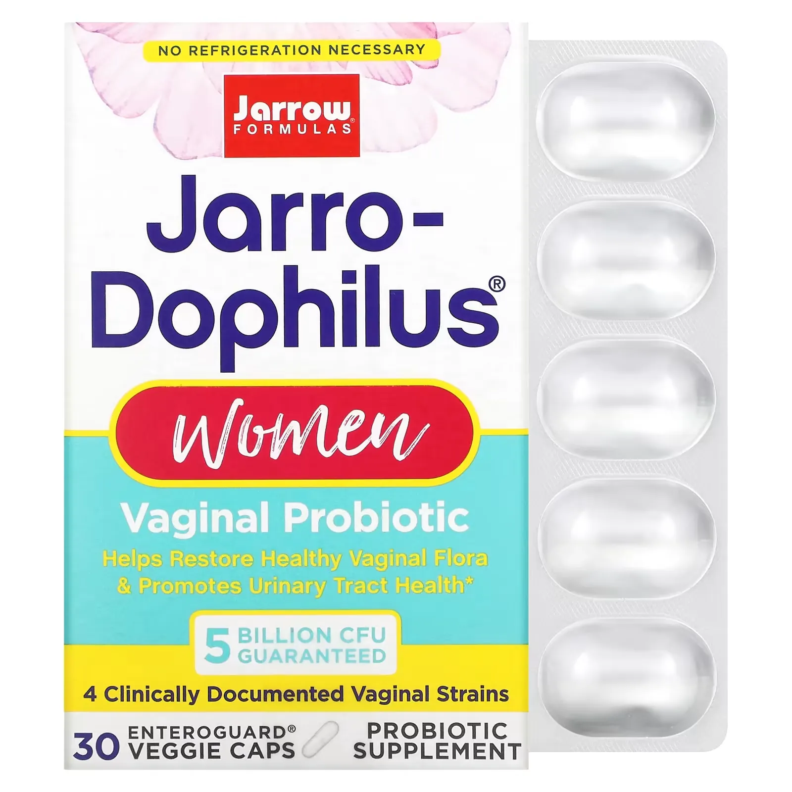 Jarro-Dophilus, Vaginal Probiotic, Women, 5 Billion, 30 Veggie Caps