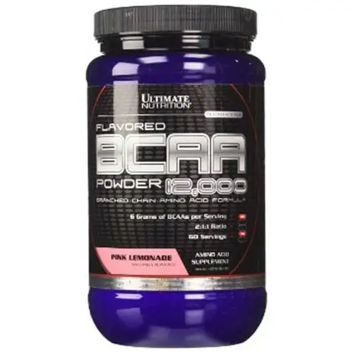 Ultimate Nutrition BCAA Powder,  1 lb  60 Servings  Pink Lemonade