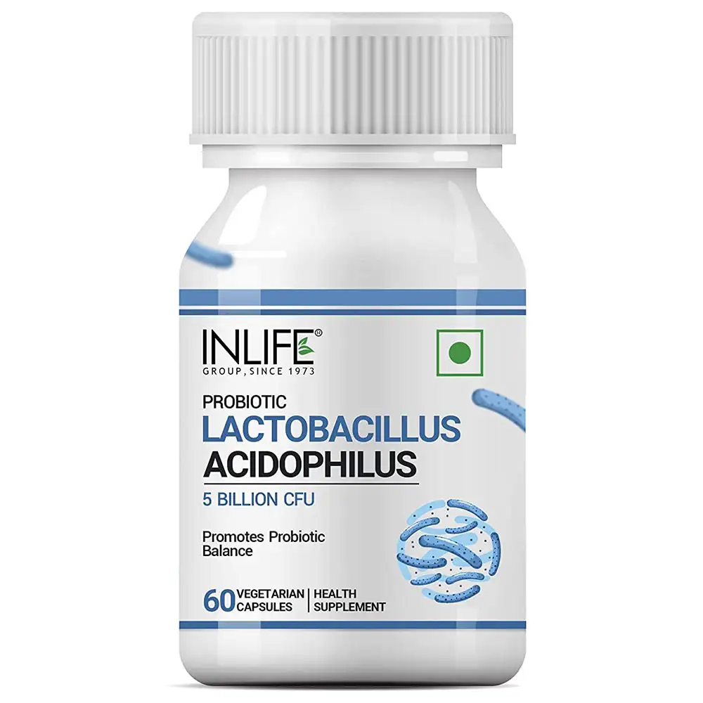 INLIFE Probiotic Lactobacillus Acidophilus,  60 veggie capsule(s)  Unflavoured