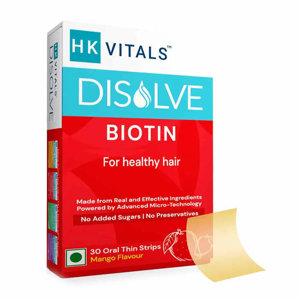 Healt HK Vitals DISOLVE Strips Biotin,  30 Strip(s)  Mango