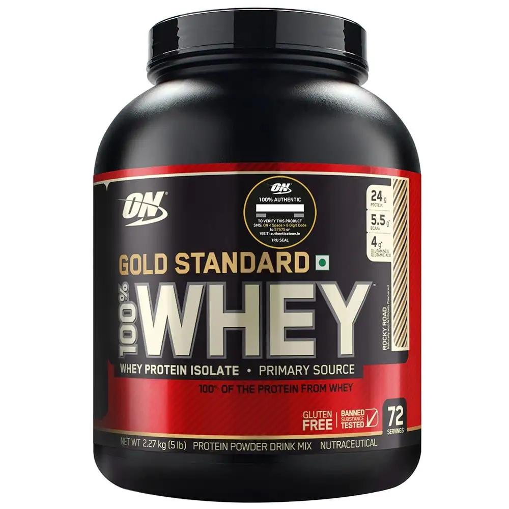 ON (Optimum Nutrition) Gold Standard 100% Whey Protein,  5 lb  Rocky Road