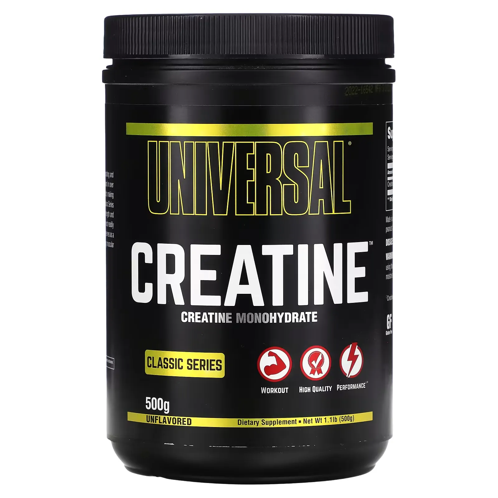 Creatine, Unflavored, 500 g, 1.1 lb (500 g)