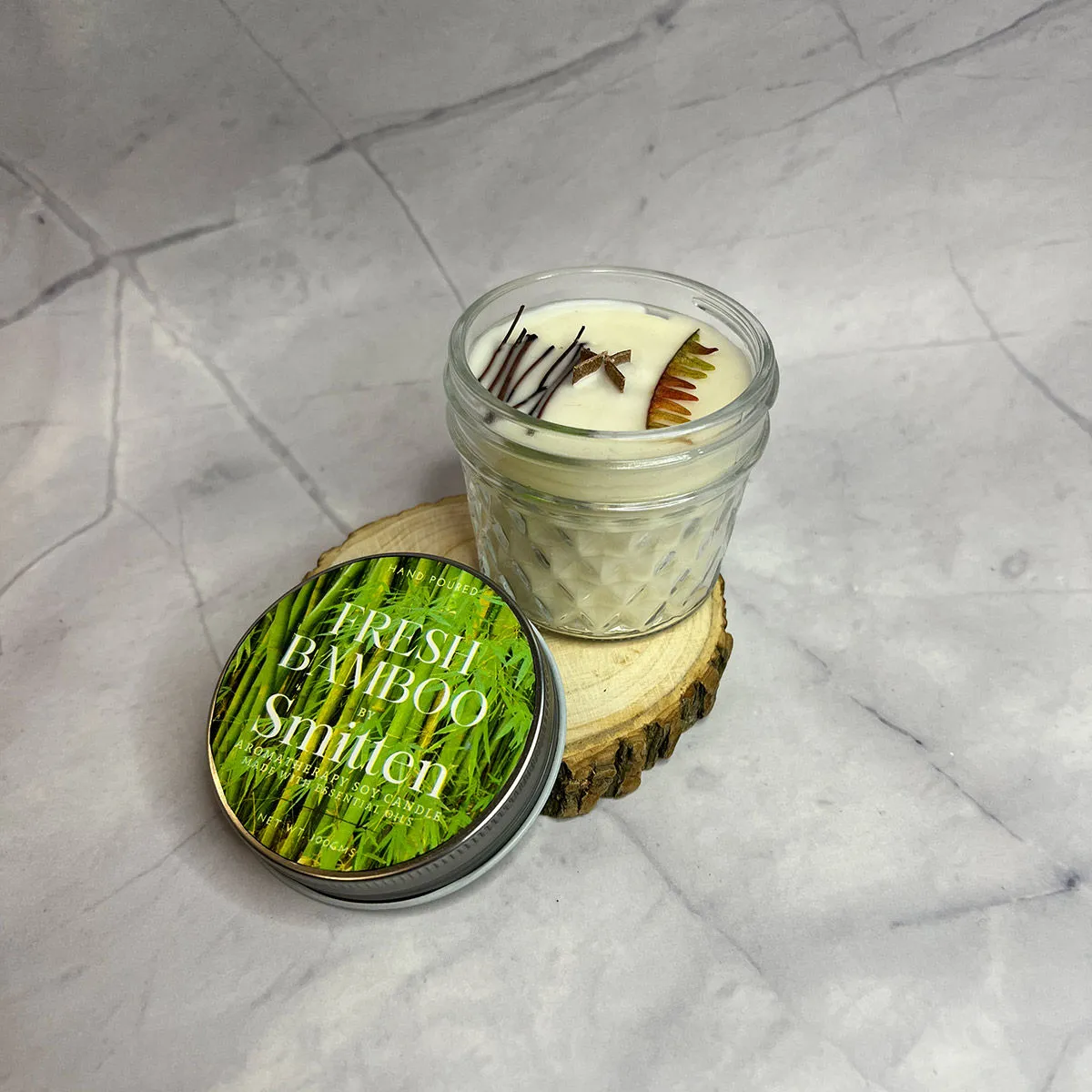 Smitten Aromatherapy Candle Fresh Bamboo