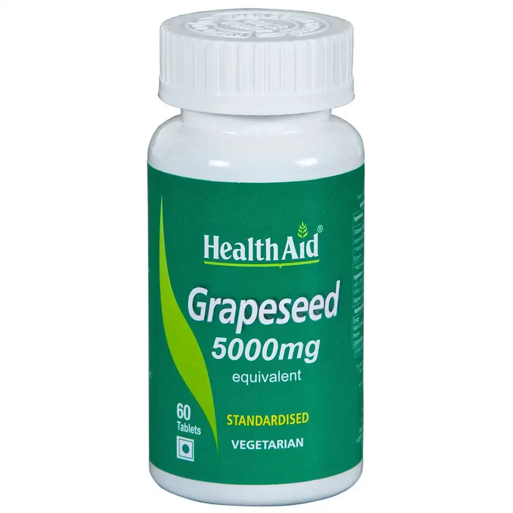 HealthAid Grapeseed Extract 5000mg,  60 tablet(s)