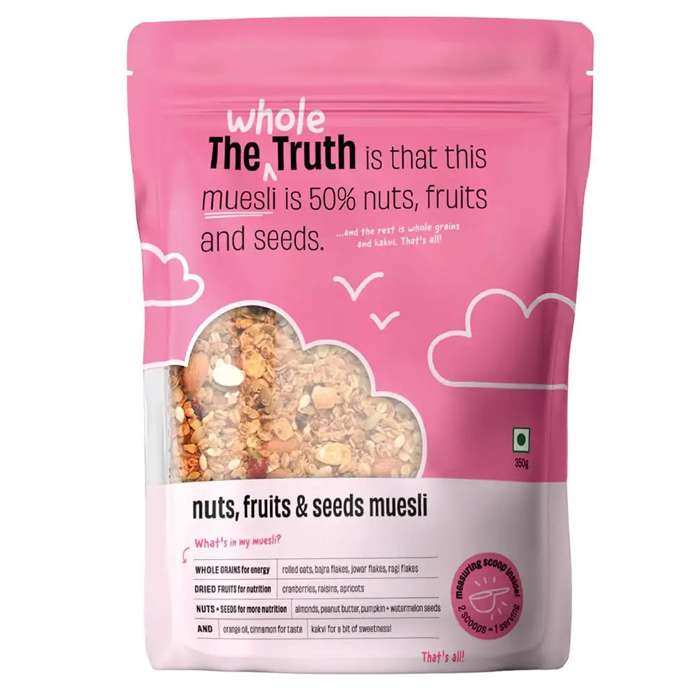 The Whole Truth Muesli,  350 g  Nuts, Fruits & Seeds