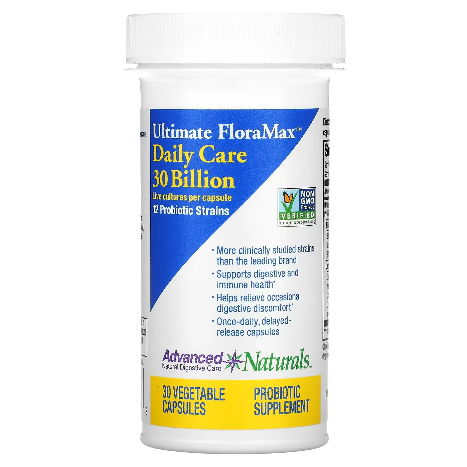 Ultimate FloraMax, Daily Care, 30 Billion, 30 Vegetable Capsules