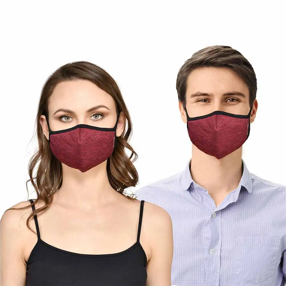 Strauss Unisex Anti-Bacterial Protection Mask,  Non Vent, Medium, Red