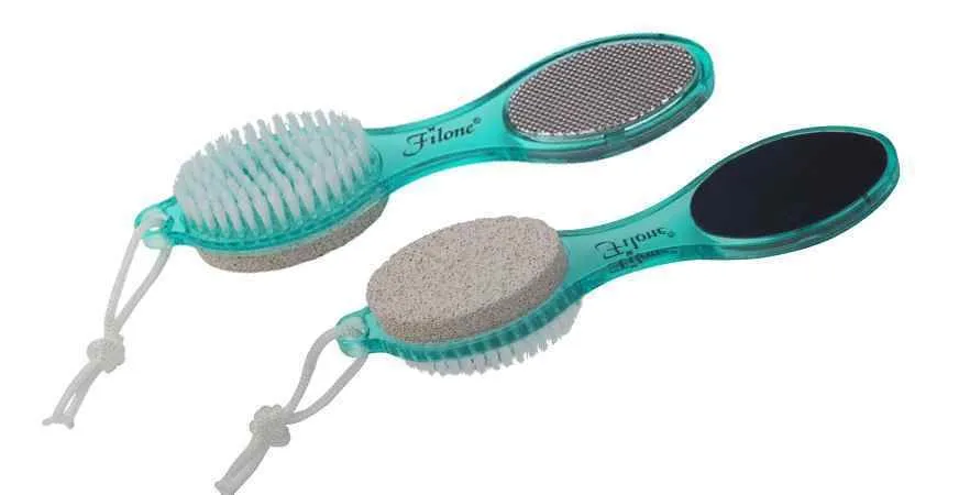 Filone 4 In 1 Foot File With Pedicure Brush - Blue PD01 (AB)