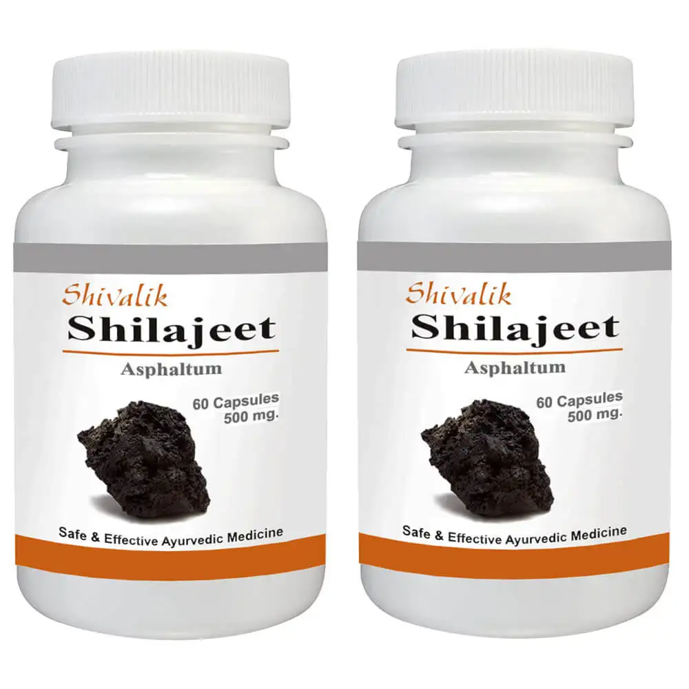 Shivalik Herbals Shilajeet- Asphaltum,  120 capsules