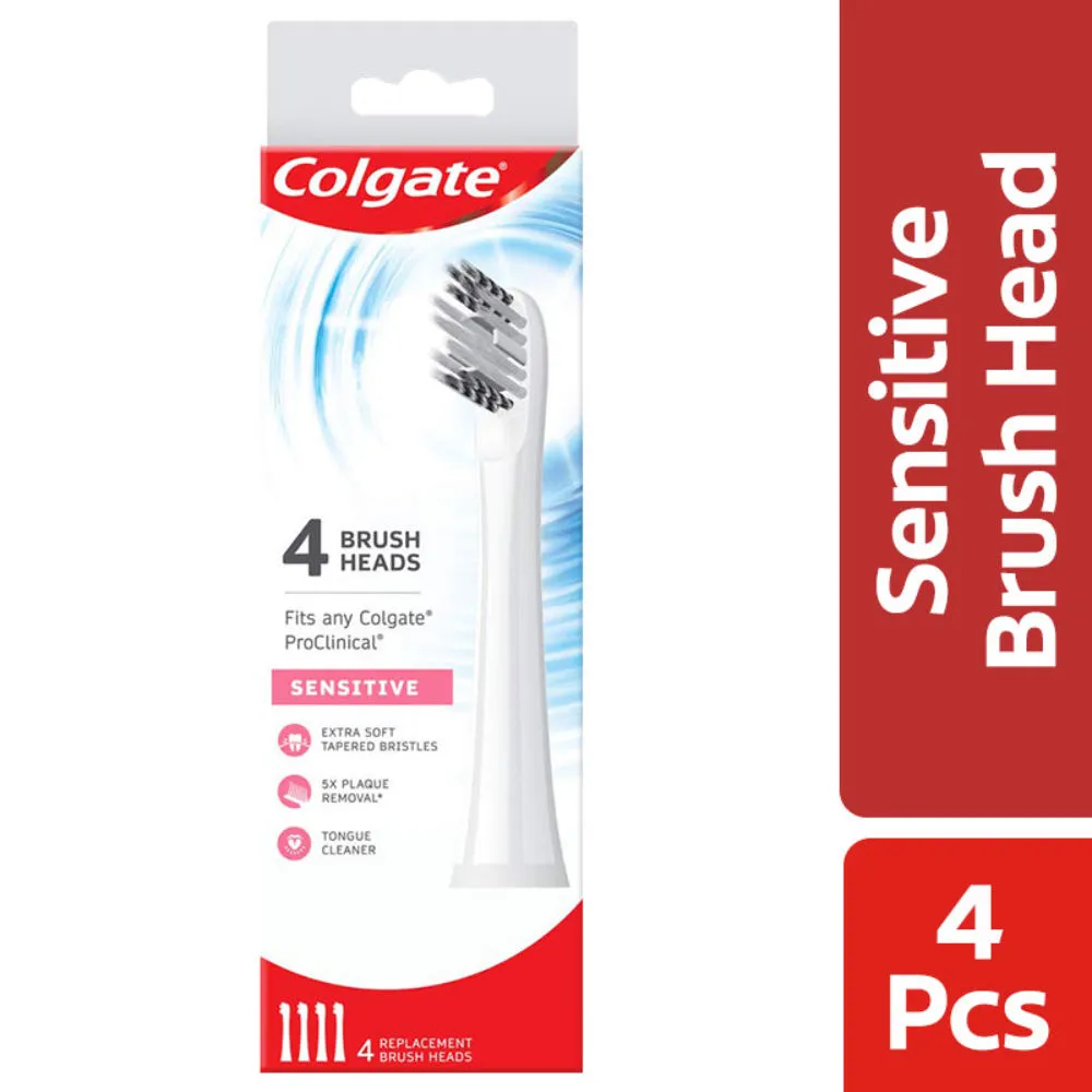 Colgate Sensitive Brush Head for Colgate PROCLINICAL Toothbrushes-4 Pc