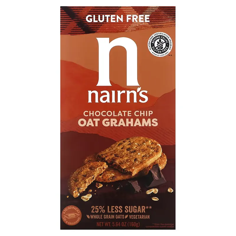 Oat Grahams, Gluten Free, Chocolate Chip, 5.64 oz (160 g)