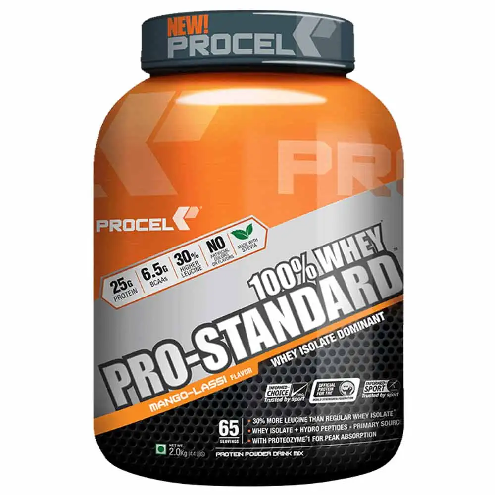 Procel 100% Whey Pro Standard,  4.4 lb  Mango Lassi