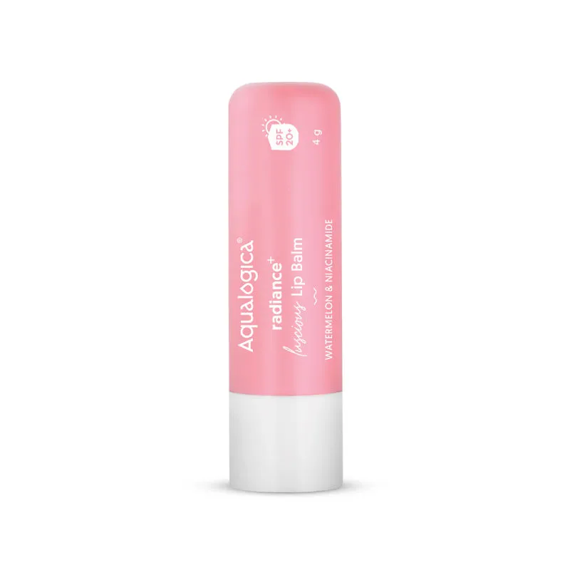 Aqualogica Radiance+ Luscious Lip Balm with Watermelon, Shea Butter & Niacinamide