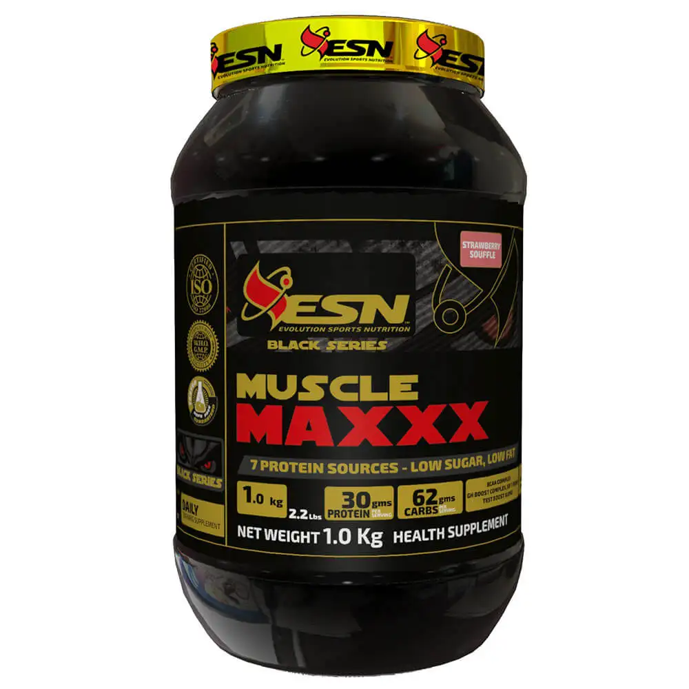 ESN Black Series Muscle Maxxx,  2.2 lb  Strawberry Souffle