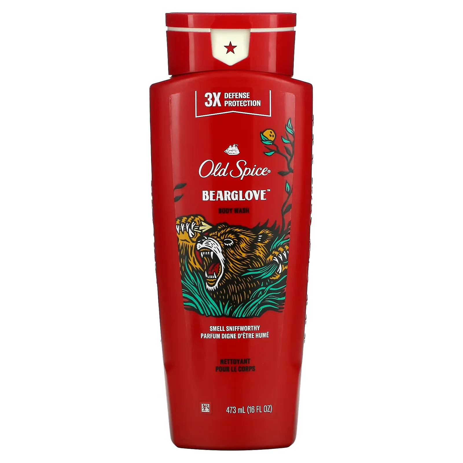 Body Wash, Bearglove, 16 fl oz (473 ml)