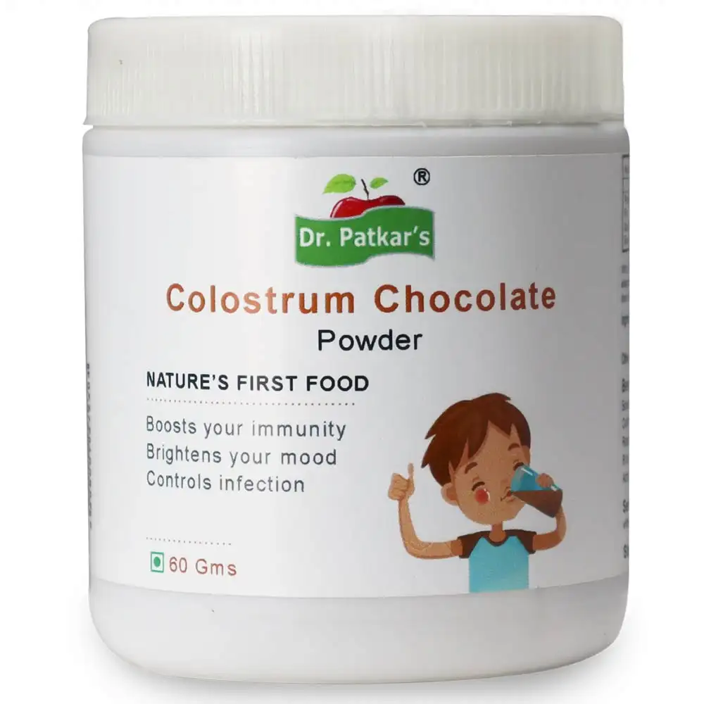 Dr. Patkar's Colostrum Chocolate Powder,  60 g