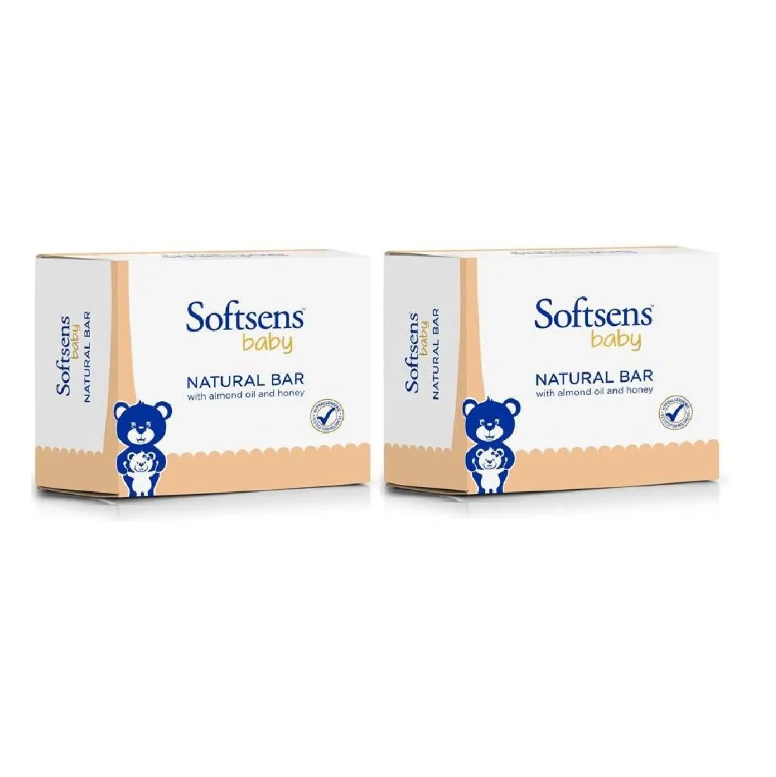 Softsens Baby Natural Bar Multipack Pack of 2