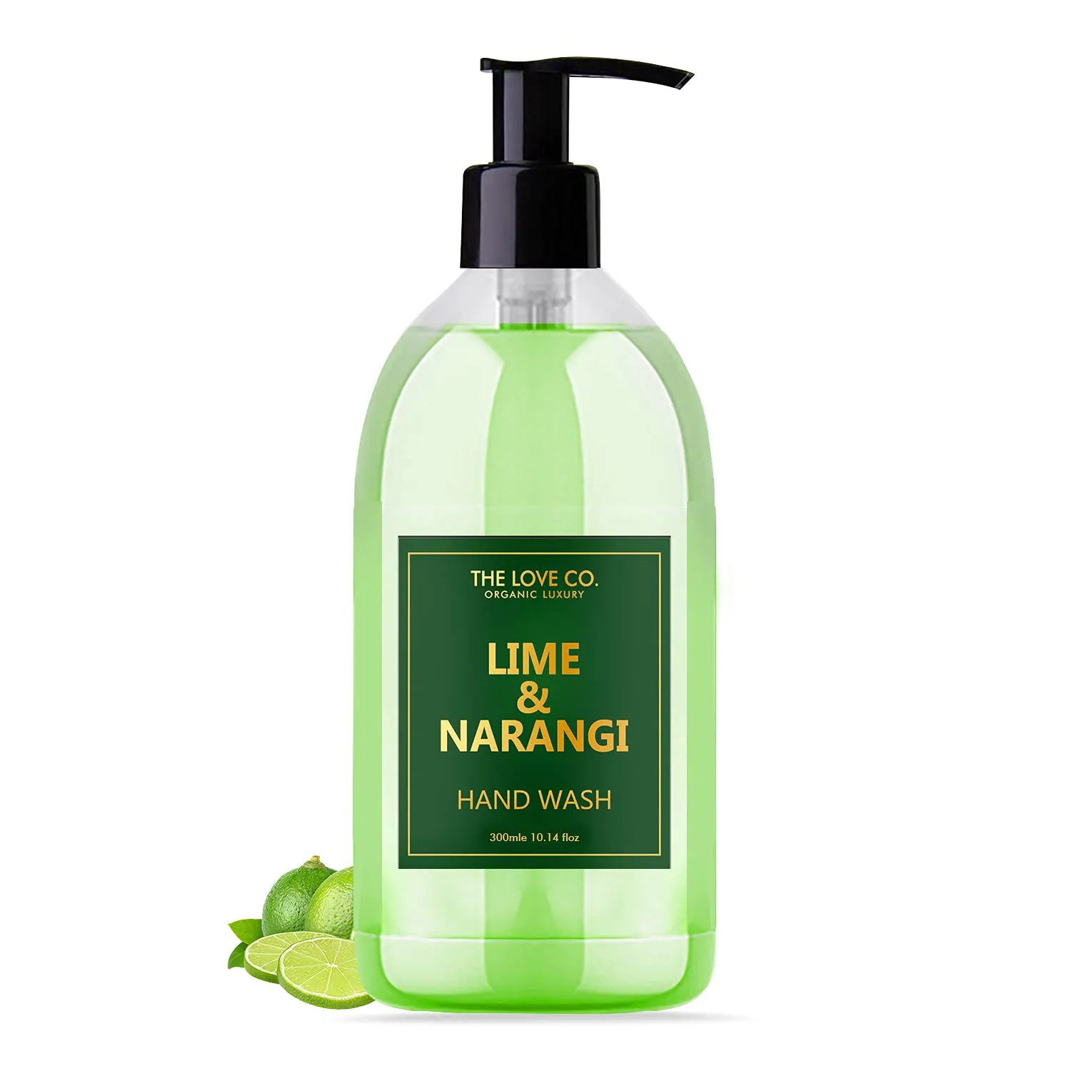 The Love Co. Lime & Narangi Hand Wash, Cleansing & Moisturized Gel Hand Wash