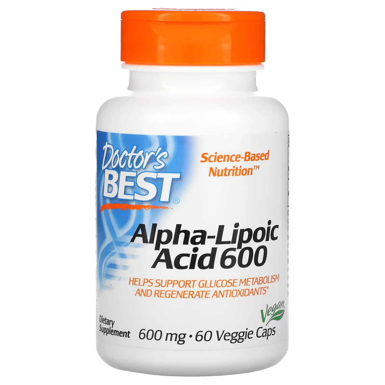 Alpha-Lipoic Acid, 600 mg, 60 Veggie Caps