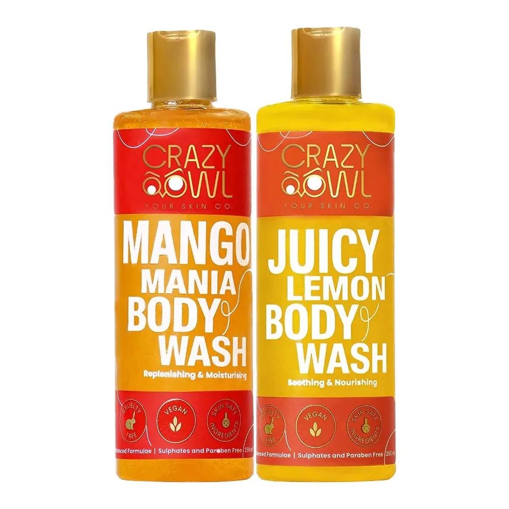 Crazy Owl Aqua Musk And Juicy Lemon Body Wash Combo Pack