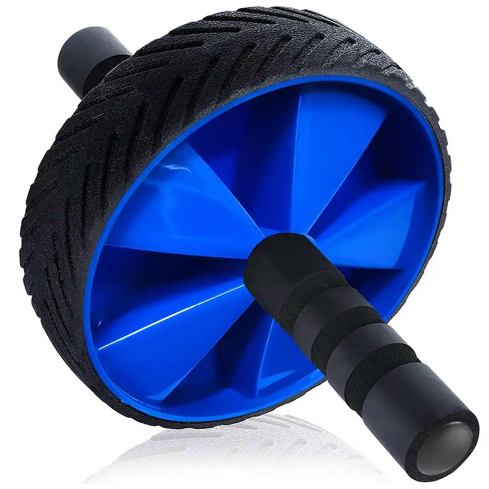 Strauss Abdominal Exercise Ab Wheel Roller,  Blue  Free Size