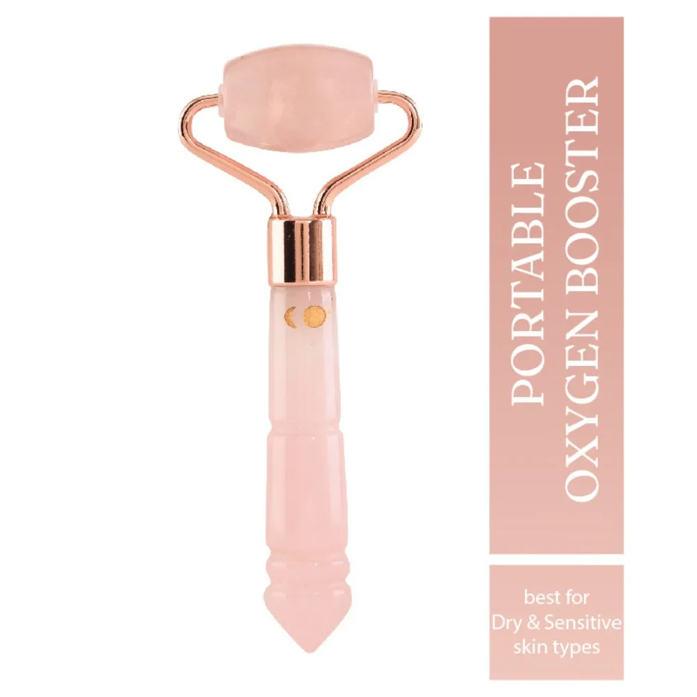 Dromen & Co Pink Rose Mini Quartz Roller