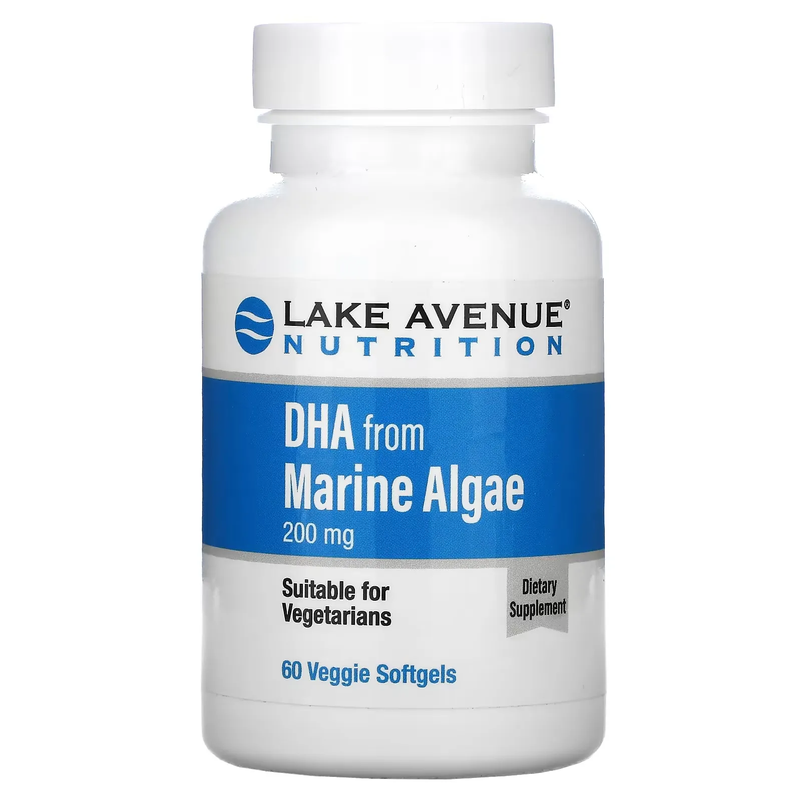 DHA from Marine Algae, 200 mg, 60 Veggie Softgels