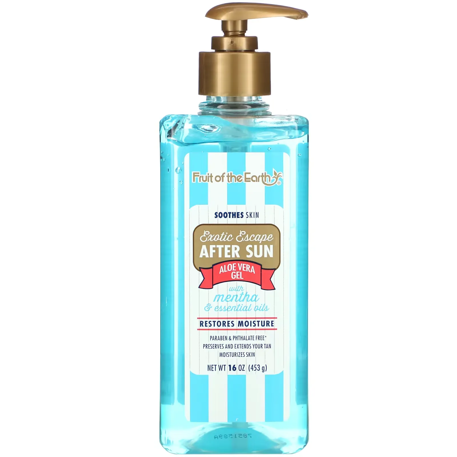 Exotic Escape, After Sun Aloe Vera Gel with Mentha & Essential Oils, 16 oz (453 g)