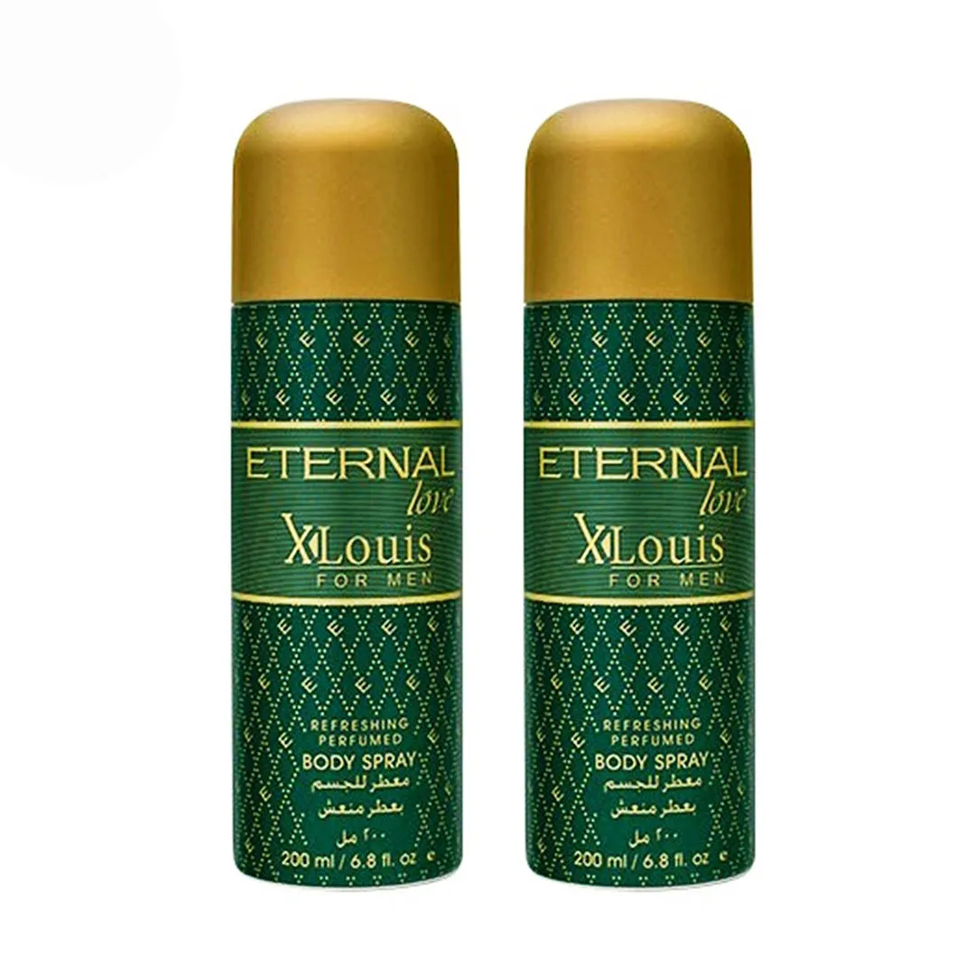 Eternal Love Xlouis for Men Body Spray - Pack Of 2