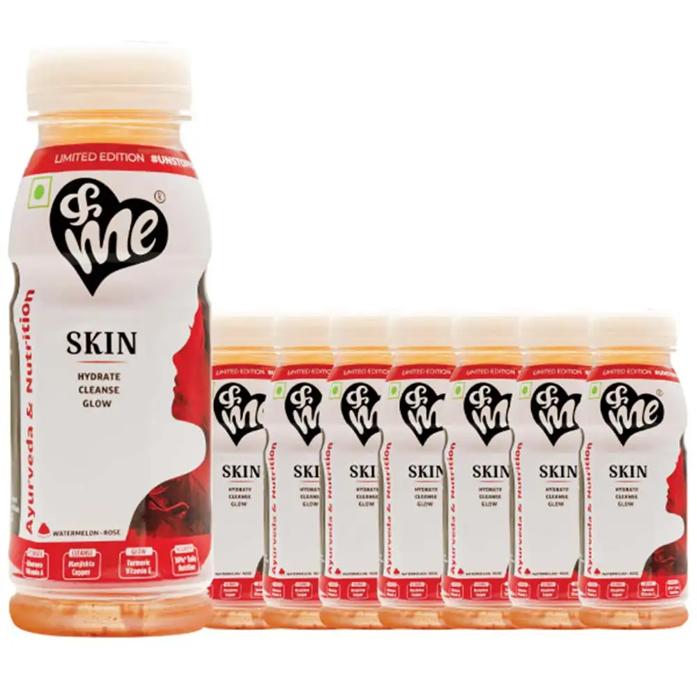 &Me Skin Care Drink,  Watermelon Rose (Pack of 8)  200 ml