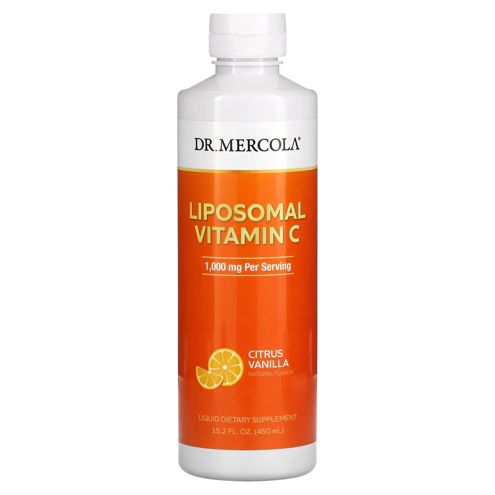 Liposomal Vitamin C, Citrus Vanilla, 1,000 mg, 15.2 fl oz (450 ml)