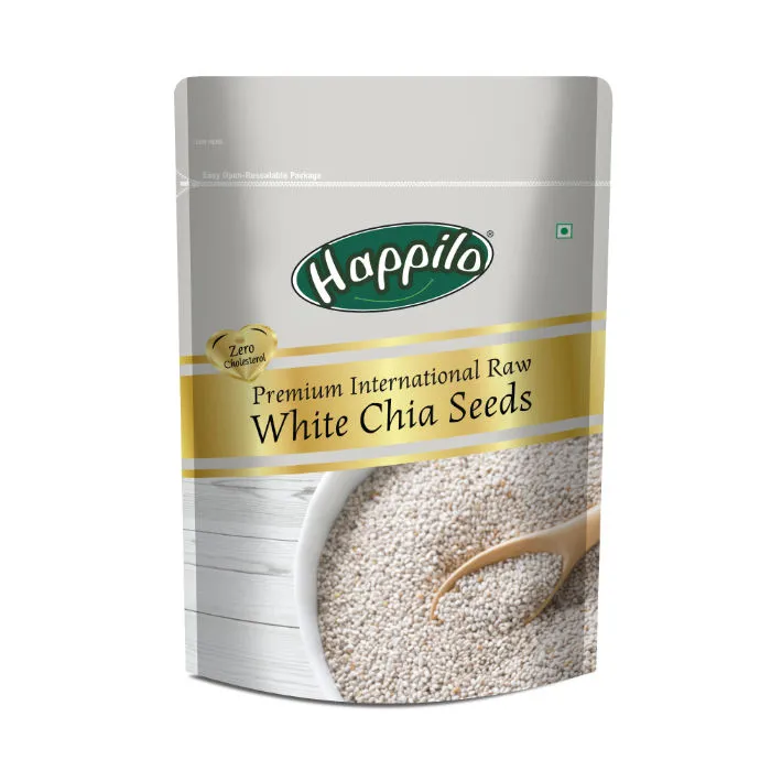 Happilo Premium Raw Organic Authentic White Chia Seeds