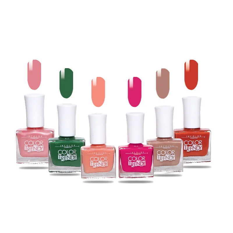 Incolor Color Trendy Matte Nail Enamel Combo - 13