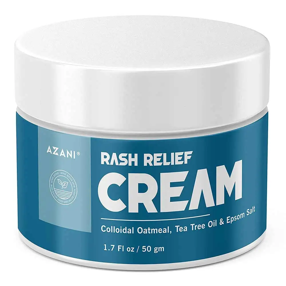 Azani Active Care Rash Relief Cream,  Colloidal Oatmeal Tea Tree Oil& Epsom Salt  50 g