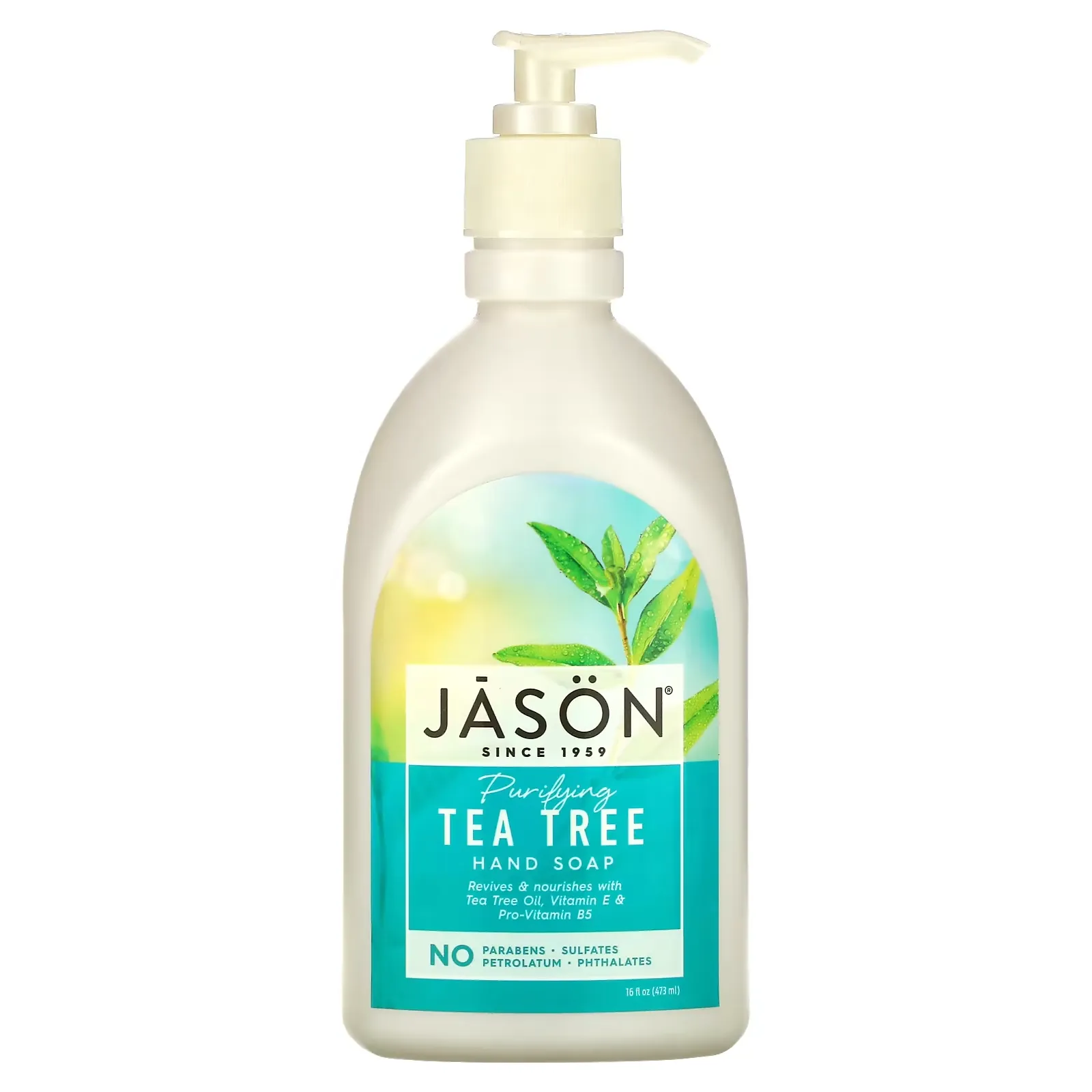 Hand Soap, Purifying Tea Tree, 16 fl oz (473 ml)