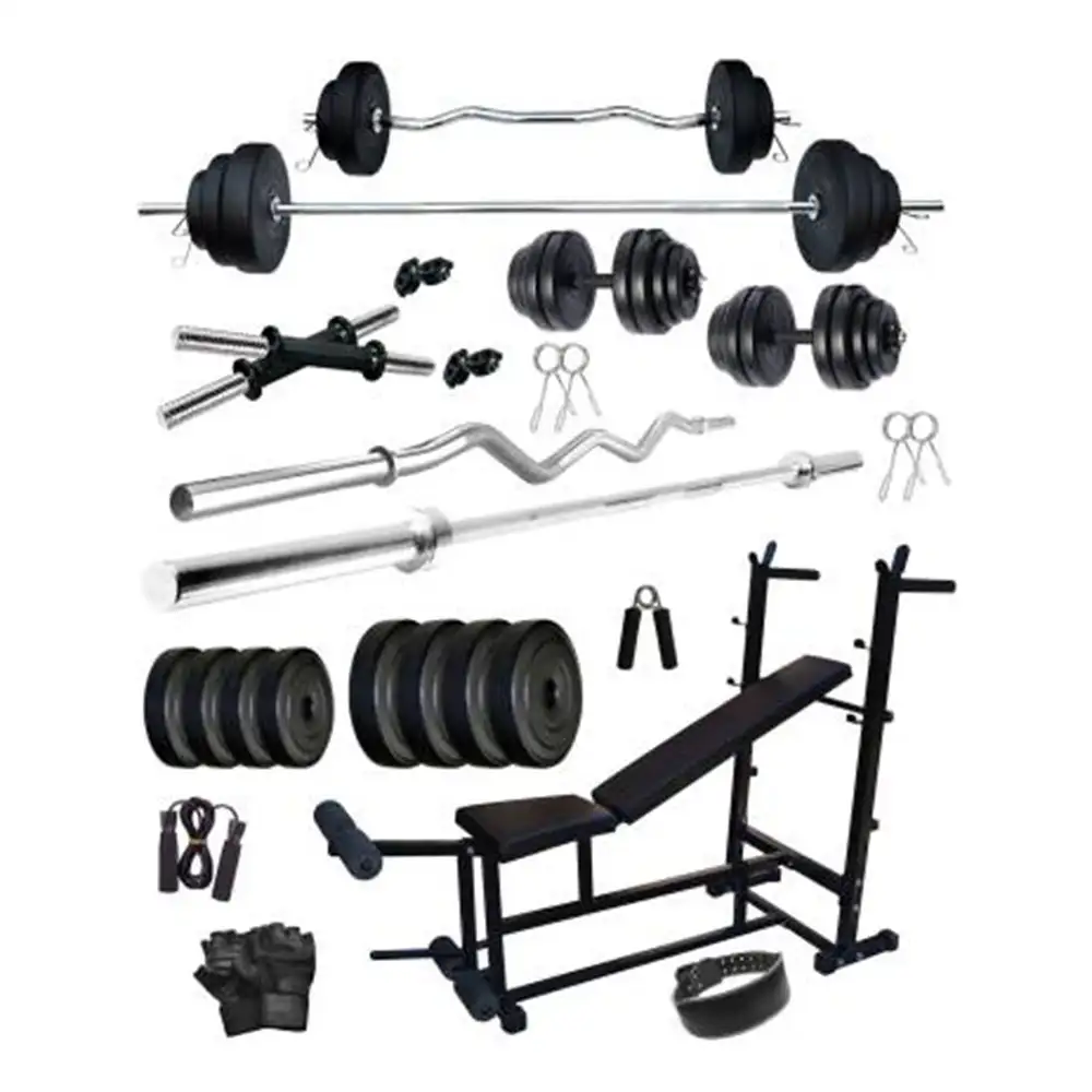 Fitmax PVC 42KG COMBO 26 WB SL Home Gym Kit