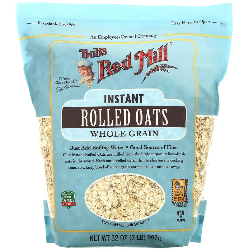 Instant Rolled Oats, Whole Grain, 32 oz (907 g)