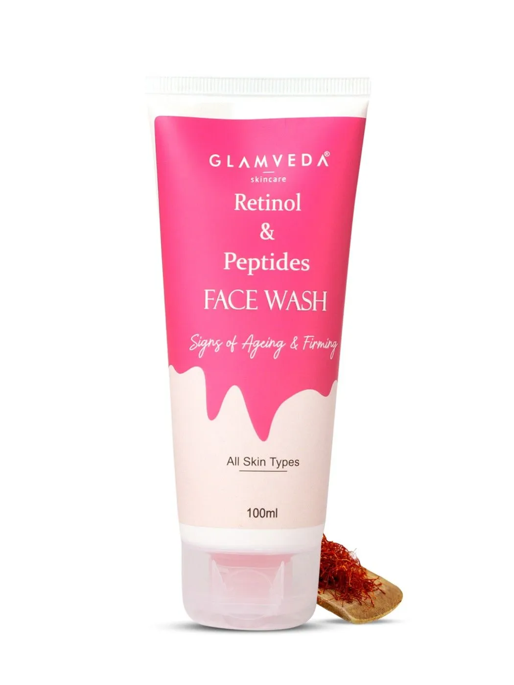 Glamveda Retinol & Peptides Anti Ageing & Firmimg Face Wash