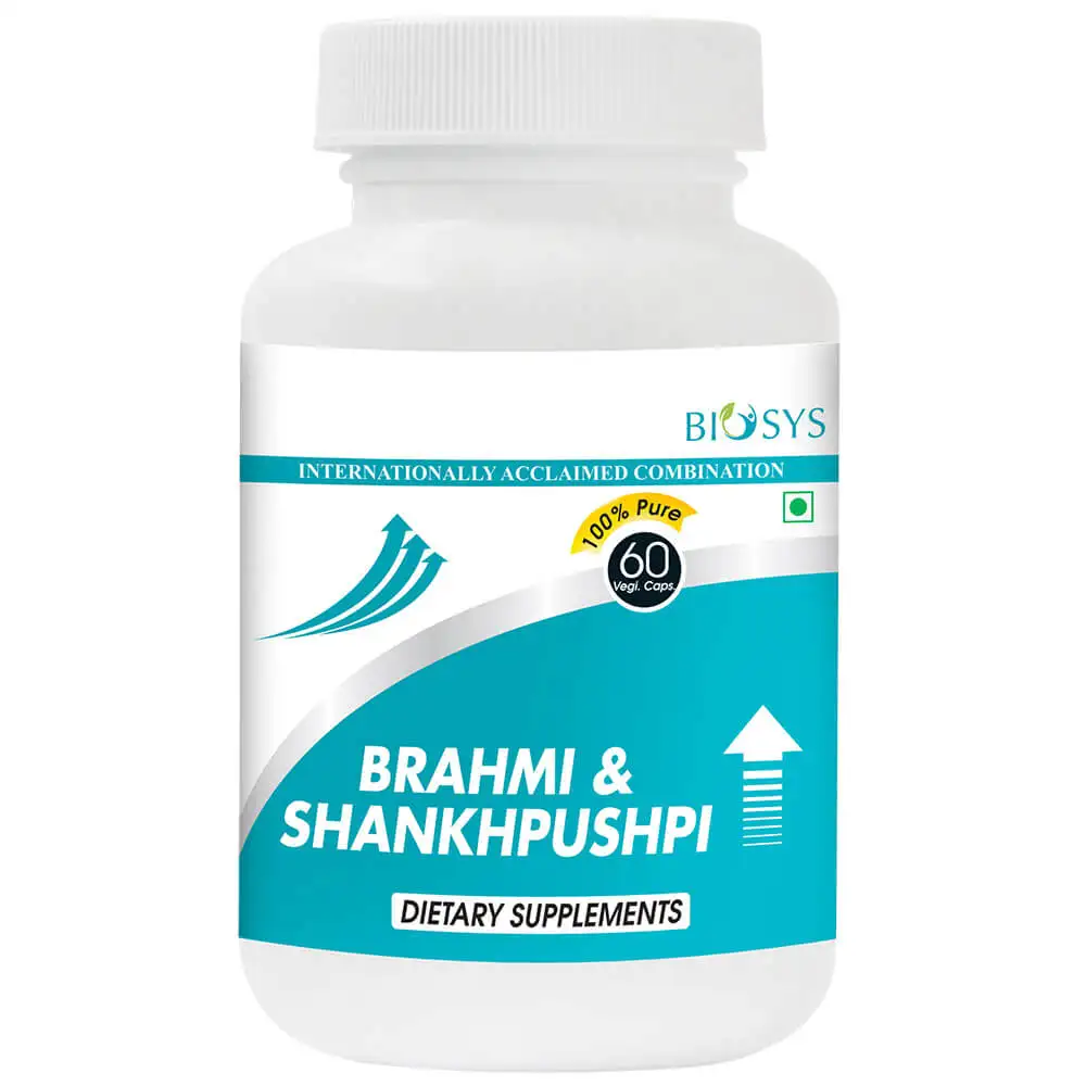 Biosys Brahmi & Shankhpushpi,  60 capsules